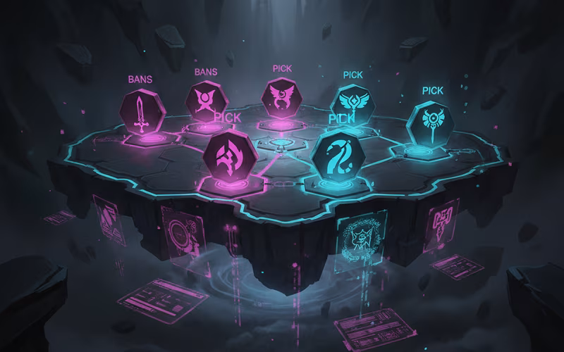 Abstract draft strategy concept
