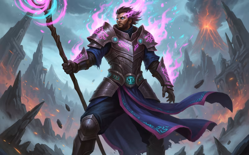 Fantasy hero meta art