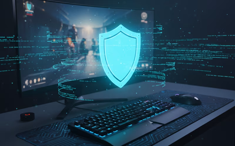 Cyan anti-cheat shield concept