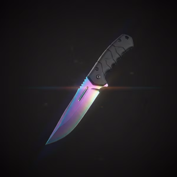 Holographic combat knife
